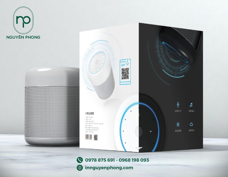 Thùng carton nắp gập đáy cài đựng loa